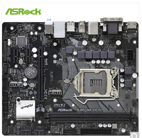 华擎(ASRock)B460M-HDV主板...