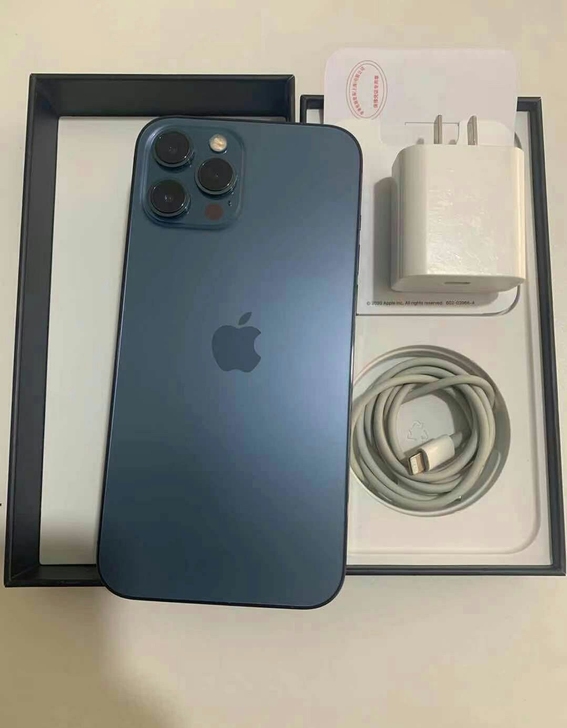 苹果12promax 蓝色128g 国行5...