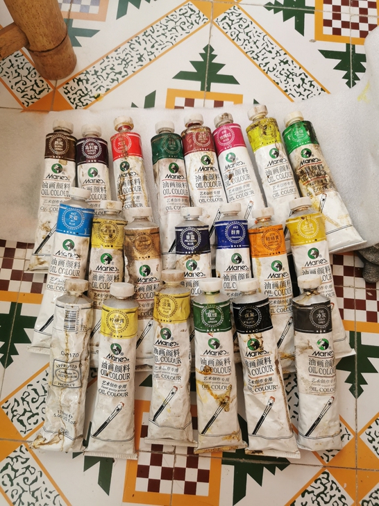 马利油画颜料单支170ml大管