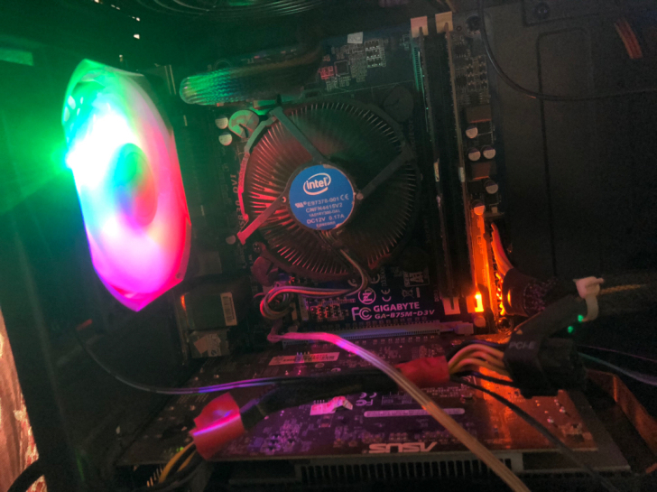 自用一个b75m主板 cpu：i53470...