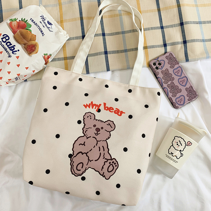 ins潮慵懒风韩版可爱单肩包女帆布包学生复...