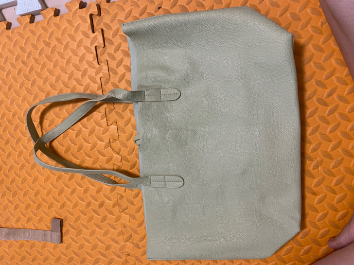 全新单肩包，大挎包，淡绿色，很好看，没有使...