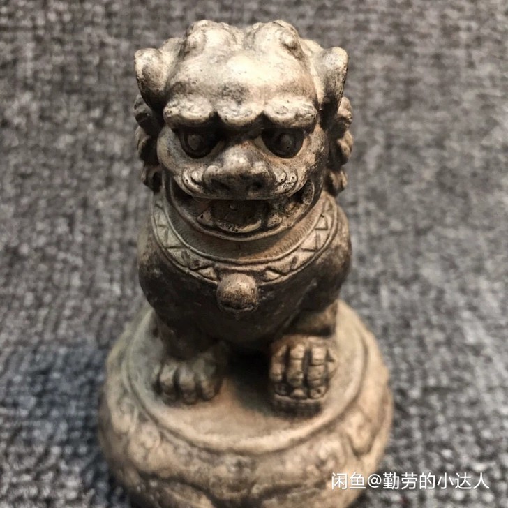 石雕迷你造景家居复古装饰摆件实心风水镇宅辟...