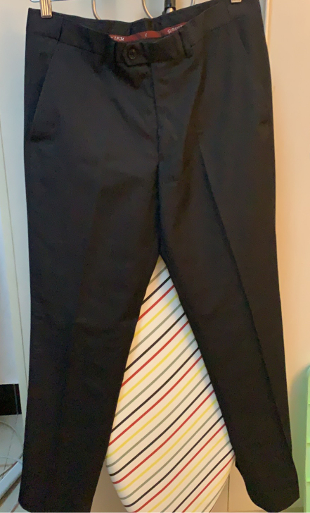 男条纹西裤，只穿过2次