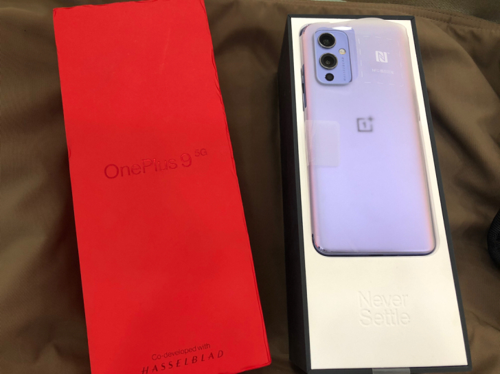 一加9  8+128g紫翼 全套 成色崭新...