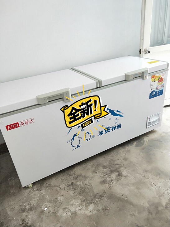 厂家直销家用商用大冰柜 卧式商用节能冷冻柜...