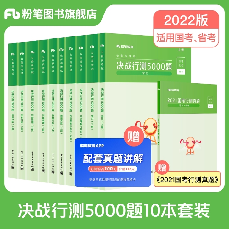 2022年国考省考决战行测5000题 申论...