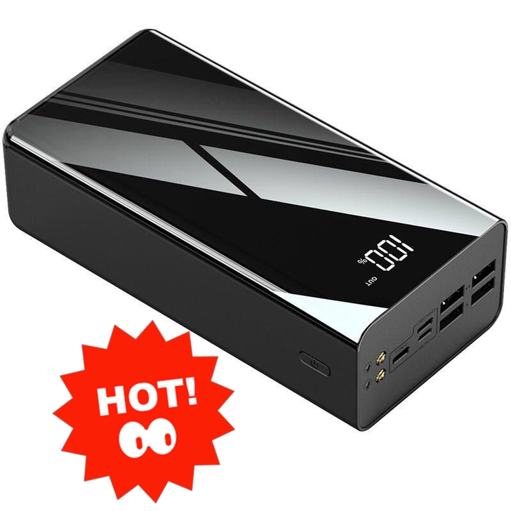 全新充电宝50000毫安数显苹果移动电源大...