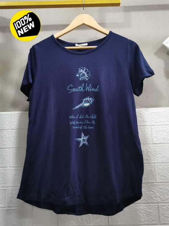 特价单品夏季女士纯棉短袖圆领套头简约休闲宽...