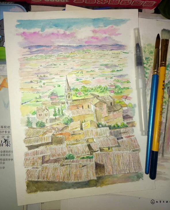 水彩作品