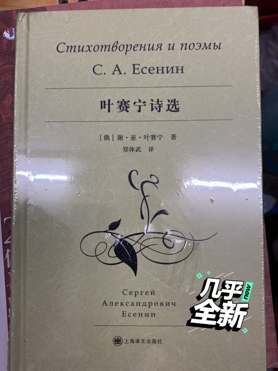 叶赛宁诗选,全新,北京可自提,邮寄不包邮