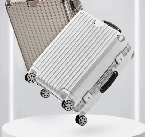 旅行箱20寸PC铝框万向轮拉杆箱结实耐用2...