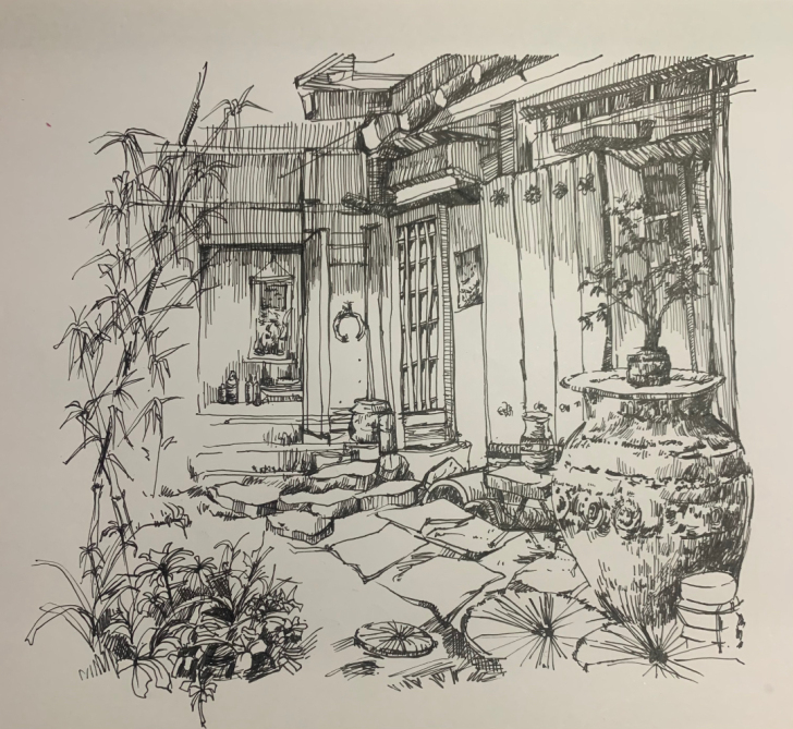 风景速写