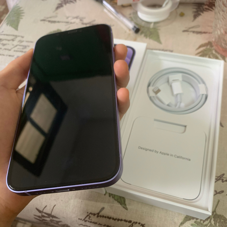 iPhone12国行紫色128g苹果12国...