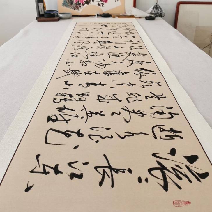 真迹书法临江仙 已拖裱 客厅办公室挂画书法...