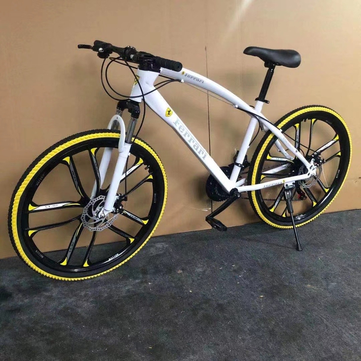 法拉利定制山地车越野车山地自行车男女式双碟...