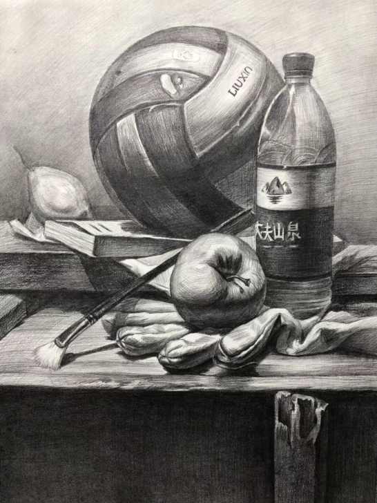 素描画(静物)