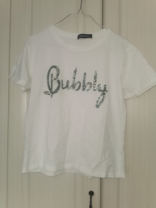 白色女士短袖T恤