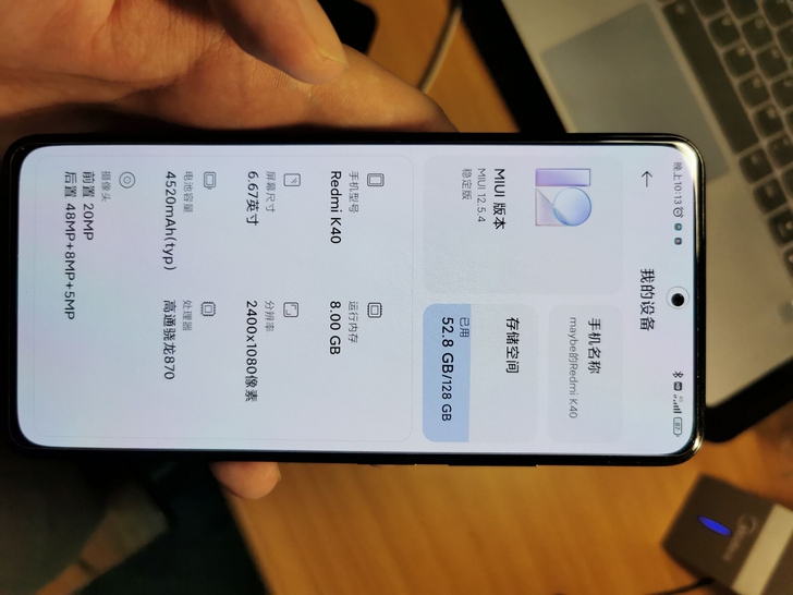 红米k40,95新,无拆无修,可接受验机,...
