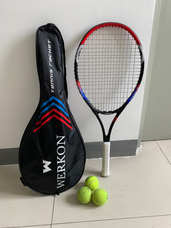 闲置网球拍+网球+袋子
