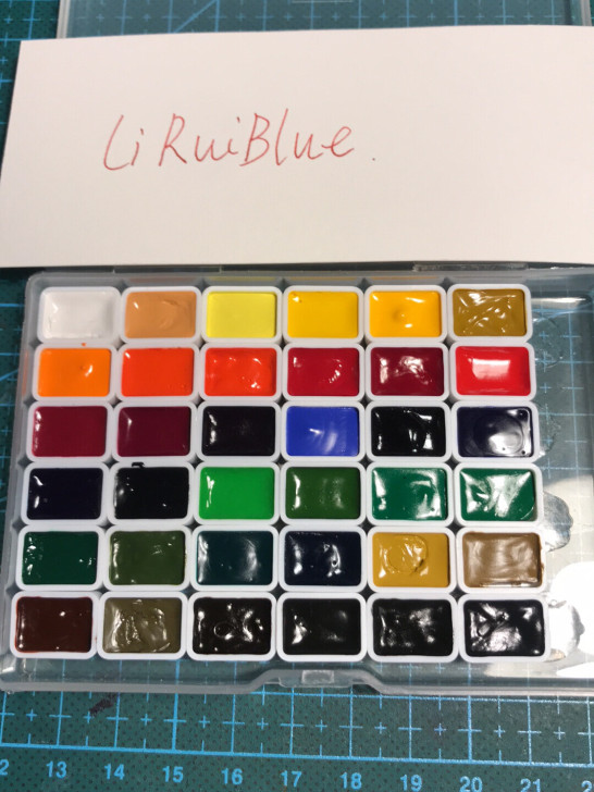 鲁本斯水彩颜料36色0.5毫升足量分装