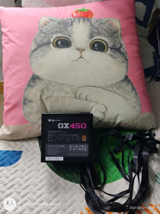 酷冷至尊gx450电源用过的，无拆无修