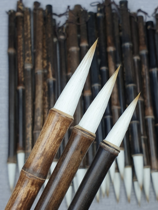 包邮便宜出，好用的紫竹兼毫毛笔，楷书毛笔练...