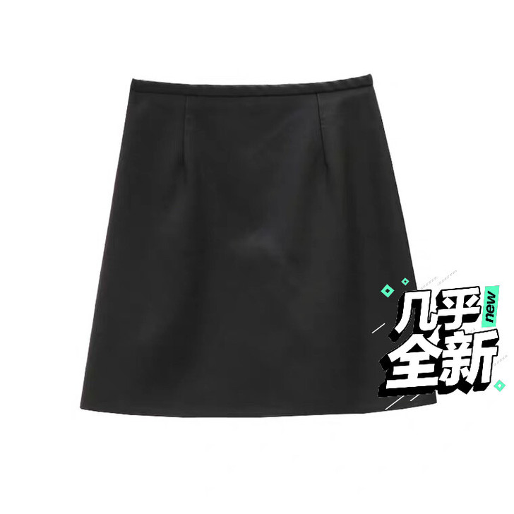 全新A版pu短裙 30包邮