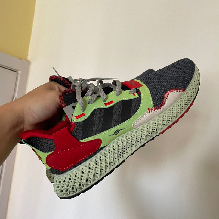阿迪达斯三叶草4D跑鞋运动鞋 42码