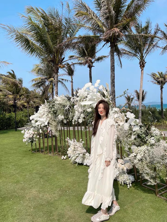 法式甜美初恋裙子仙女连衣裙女夏荷叶边超仙气...