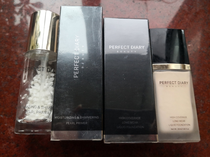全新未开封完美日记粉底，妆前乳，全新  P...
