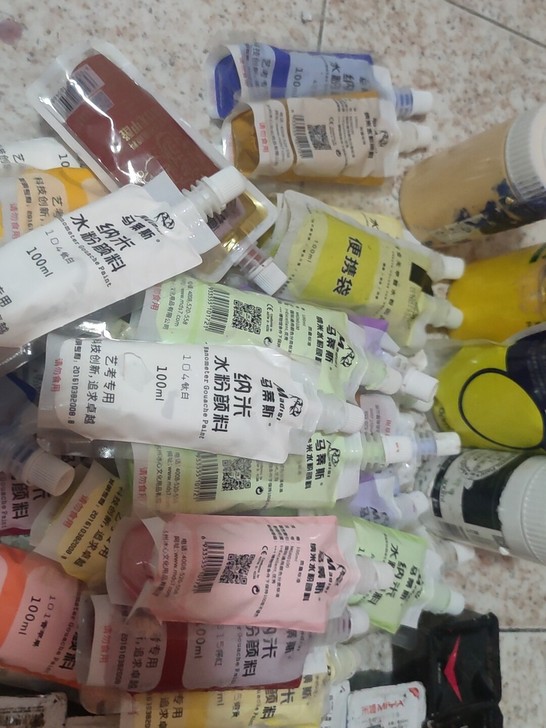 马蒂斯,青竹,米娅,丙烯 水粉颜料自用 ...