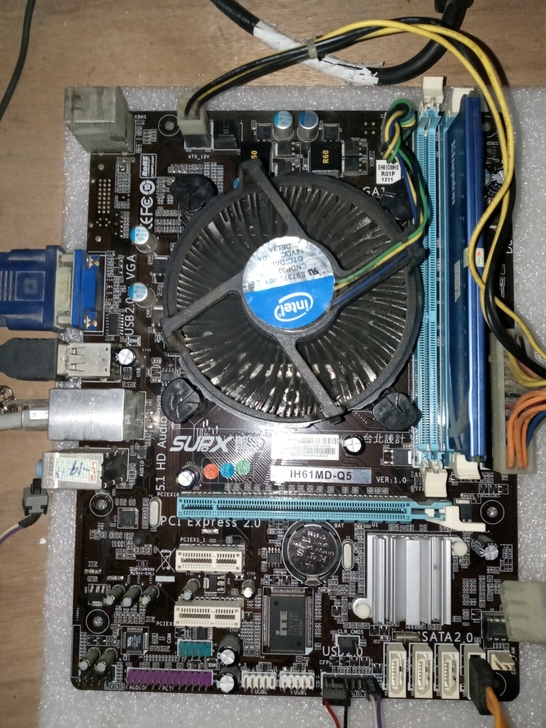 磐正h61+ g550CPU两样一起卖，正...