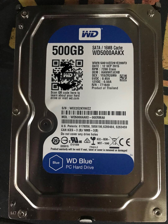 WD500G拆机台式机硬盘 成色非常好 测...
