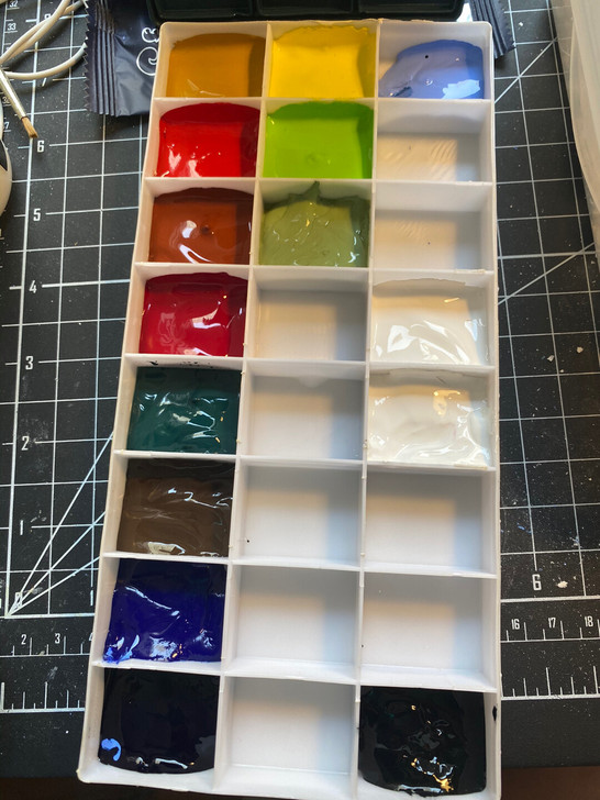 14色水彩颜料