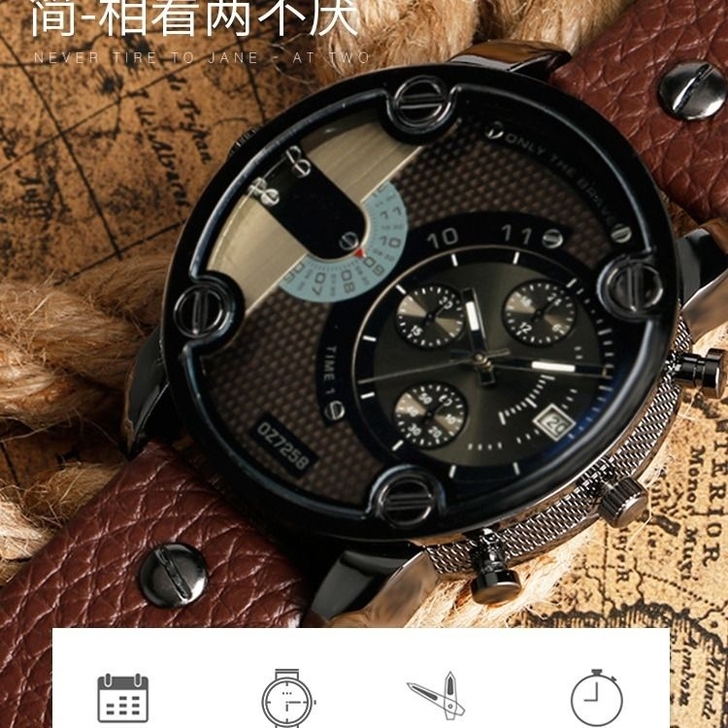 朋友从香港带回来的手表,带起来非常时尚个性...