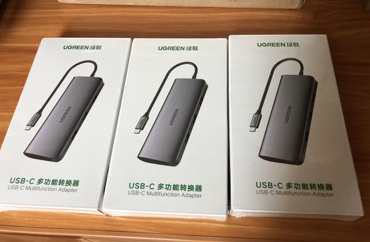 全新绿联type-c七合一扩展坞CM256...