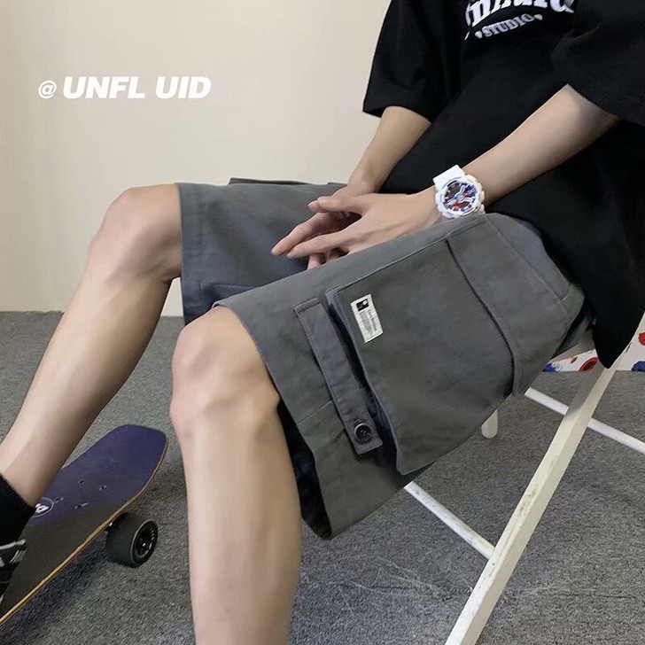 工厂直销 工装短裤男夏季外穿潮牌百搭五分裤...