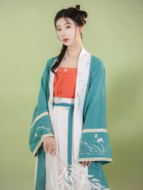 重回汉唐秋色不语汉服女正品原创宋制##am...