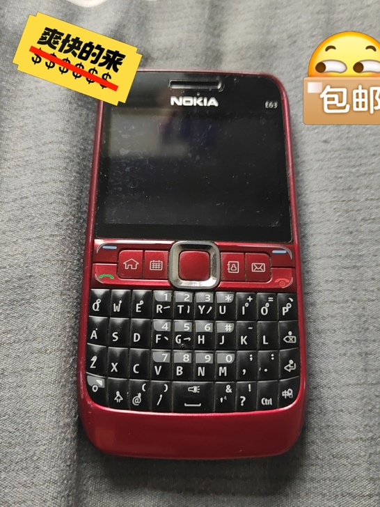 诺基亚E63，成色不错，功能完好，喜欢的来。