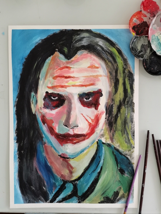 希斯莱杰同人作品,水彩画出售,包邮附带画框...