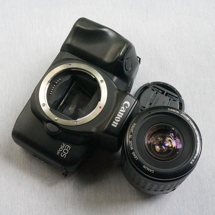 近乎全新佳能EOS750qd单反胶片机傻瓜机