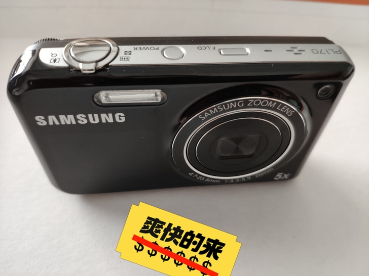 经典三星数码相机双屏PL170，1600万...