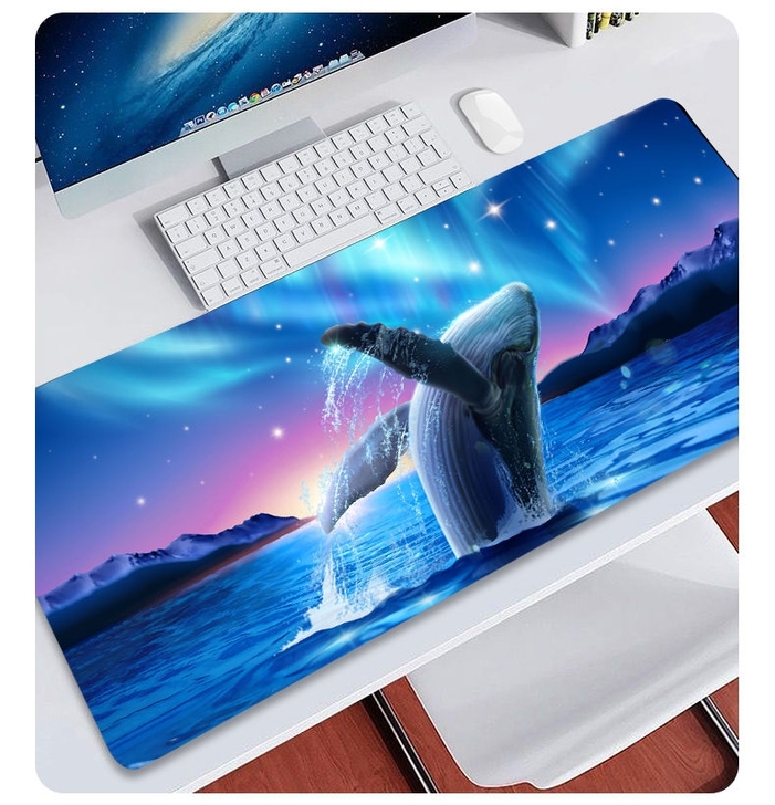 鼠标垫键盘垫超大号办公快捷键游戏电脑桌垫加...