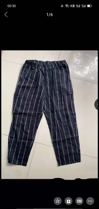 棉麻裤子女，特别舒服的面料！裤长84松紧腰...