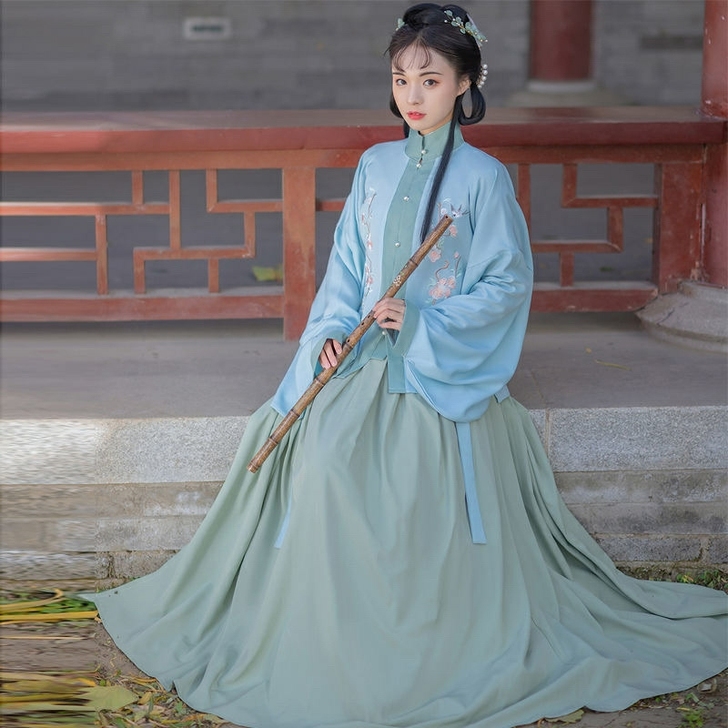 【全新清仓】汉服女原创正品【燕舞】明制立领...