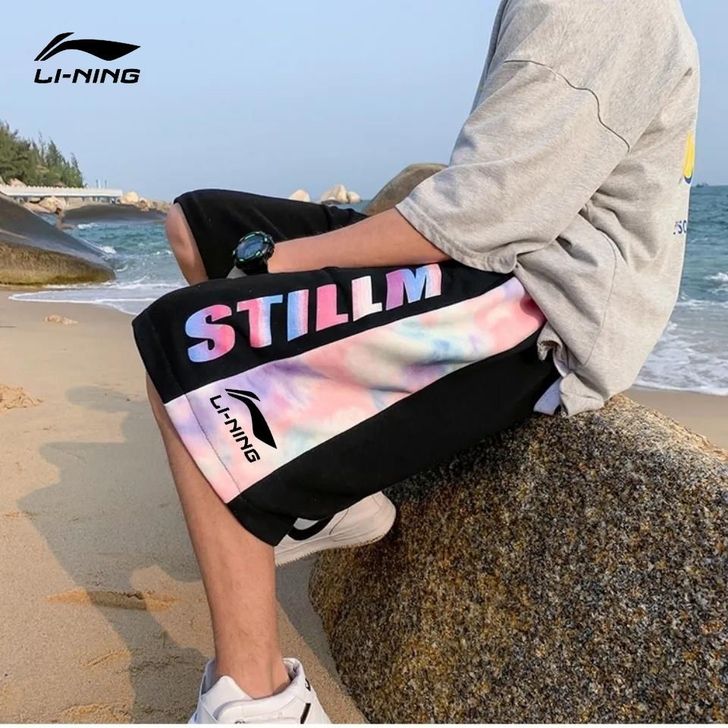 夏季薄款男士ins裤子休闲五分裤宽松学生嘻...