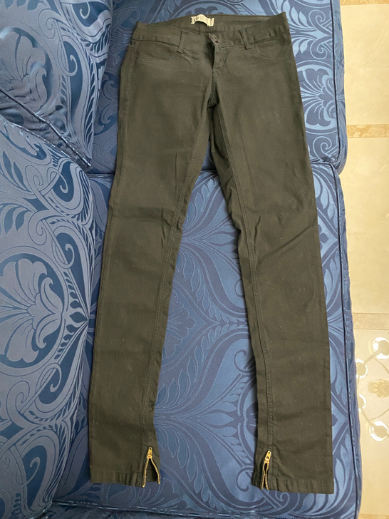 ZARA黑色塑形长裤