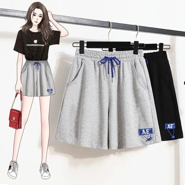 【商场搬迁】纯棉休闲运动裤女夏季款宽松潮流...