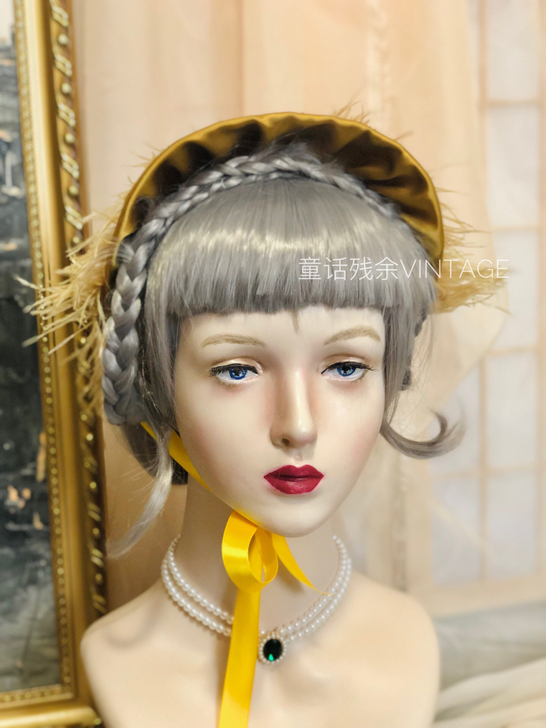 【来图定制】vintage复古波奈特 头饰...